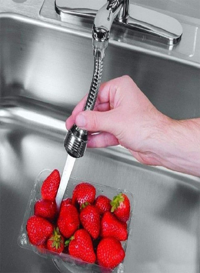 HOMETIC 360 Degree Rotatable Water Faucet Bubbler Saving Tap Aerator Diffuser Faucet Filter Shower Head Nozzle Adapter Shower Filter for Hard Water Kitchen Accessories - Image 5